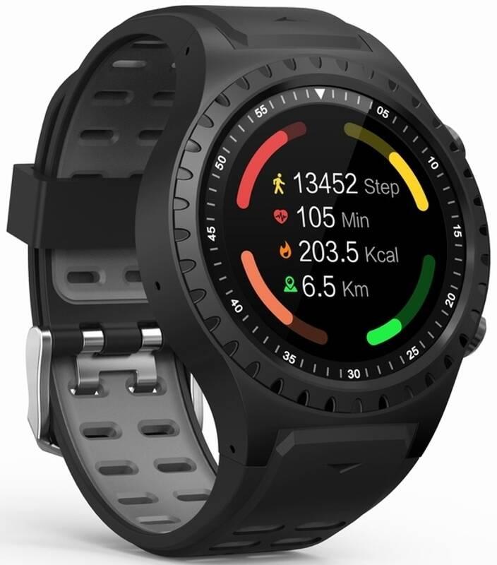 Chytré hodinky Evolveo SportWatch M1S šedý