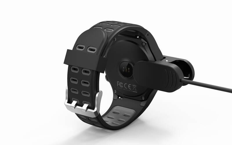 Chytré hodinky Evolveo SportWatch M1S šedý