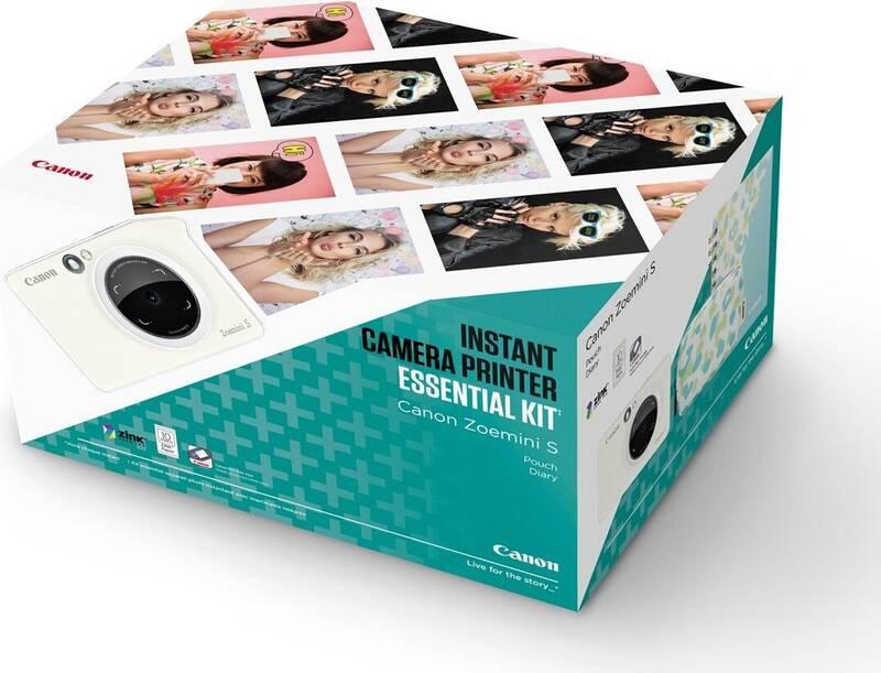 Digitální fotoaparát Canon Zoemini S Essential Kit bílý