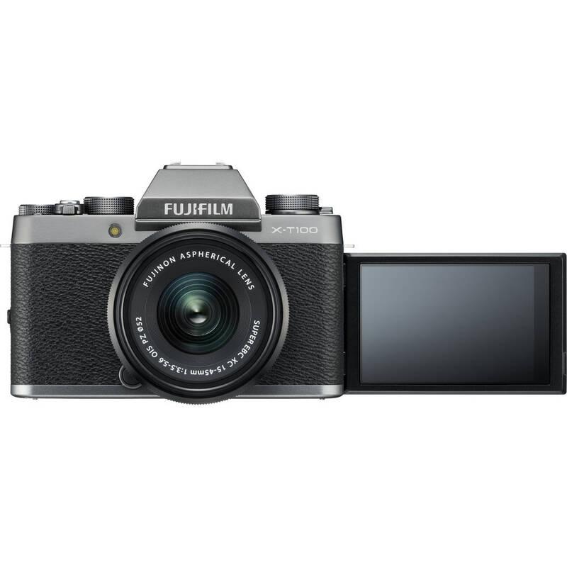 Digitální fotoaparát Fujifilm X-T100 XC15-45 černý stříbrný