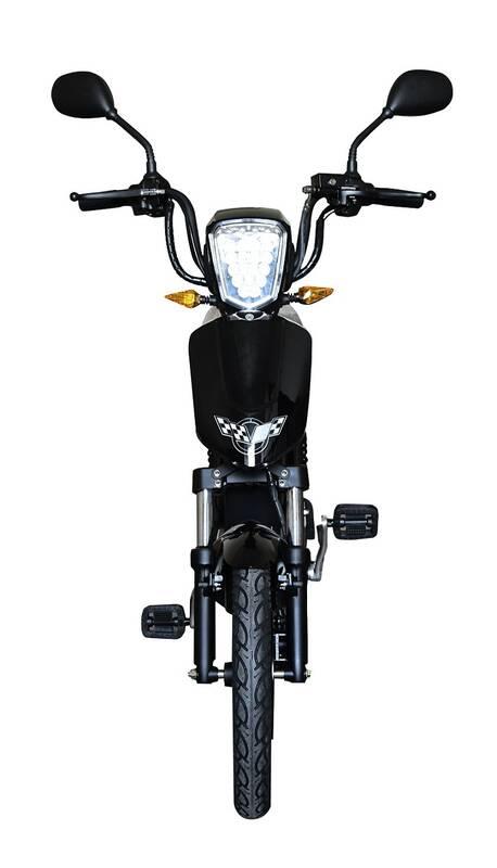 Elektrická motorka RACCEWAY E-Babeta E-BABETA, černý černá barva