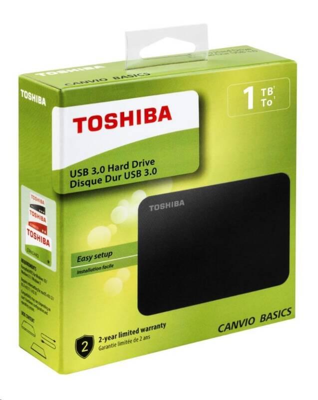 Externí pevný disk 2,5" Toshiba Canvio Basic 1TB černý