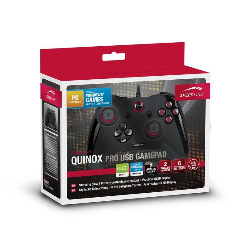 Gamepad Speed Link Quinox Pro, PC