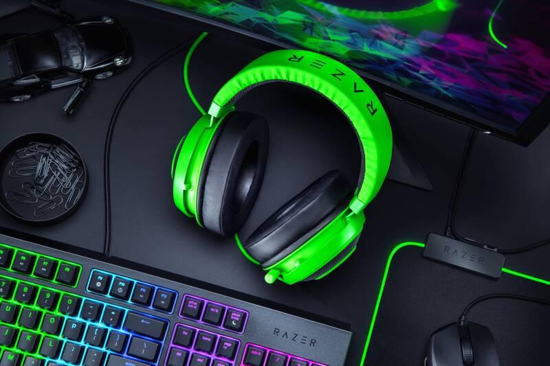 Headset Razer Kraken zelený