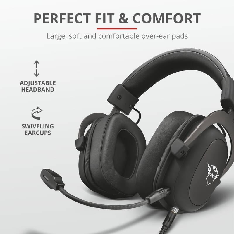 Headset Trust GXT 414 Zamak Premium Multiplatform Gaming černý