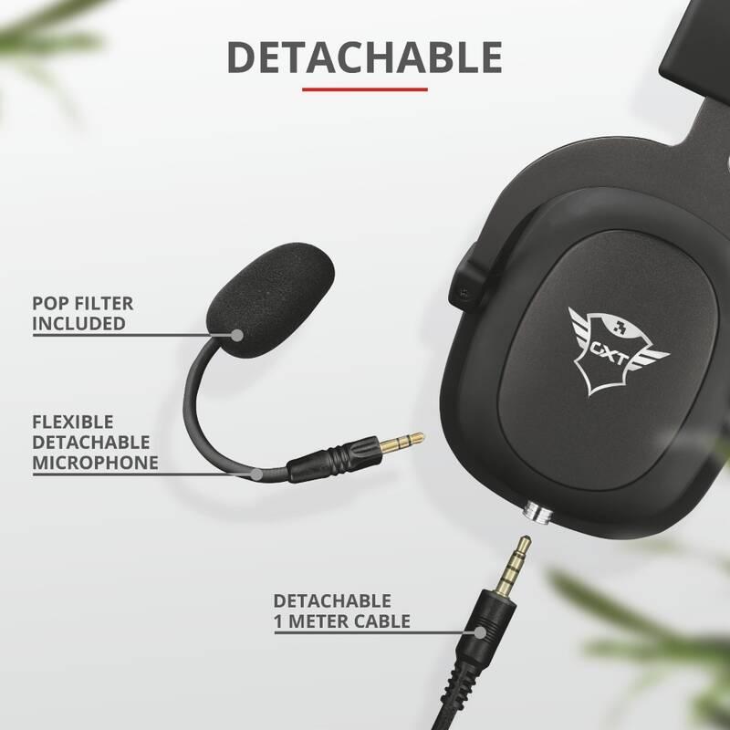 Headset Trust GXT 414 Zamak Premium Multiplatform Gaming černý