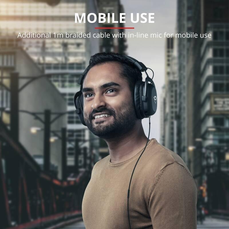 Headset Trust GXT 414 Zamak Premium Multiplatform Gaming černý