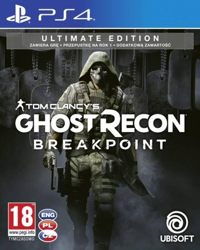 Hra Ubisoft PlayStation 4 Tom Clancy's Ghost Recon Breakpoint Ultimate Edition, Hra, Ubisoft, PlayStation, 4, Tom, Clancy's, Ghost, Recon, Breakpoint, Ultimate, Edition