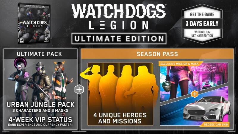 Hra Ubisoft Xbox One Watch Dogs Legion Ultimate Edition
