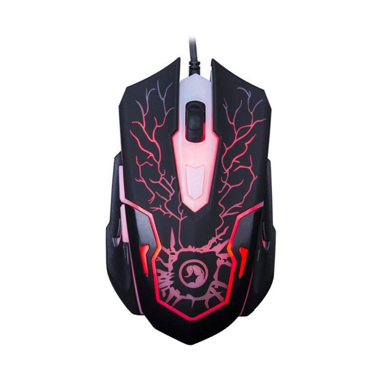 Klávesnice s myší Marvo KM400, s podložkou, US černá