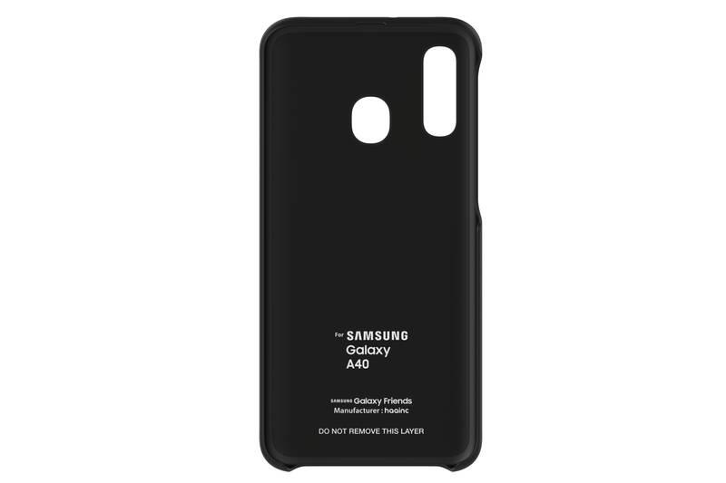 Kryt na mobil Samsung Smart Cover Avengers pro Galaxy A40 černý