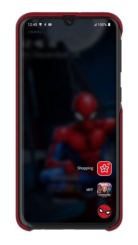 Kryt na mobil Samsung Smart Cover Spider-Man pro Galaxy A40 červený