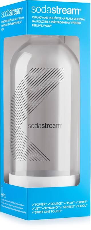 Láhev SodaStream SINGLE PACK JET X 1l bílá