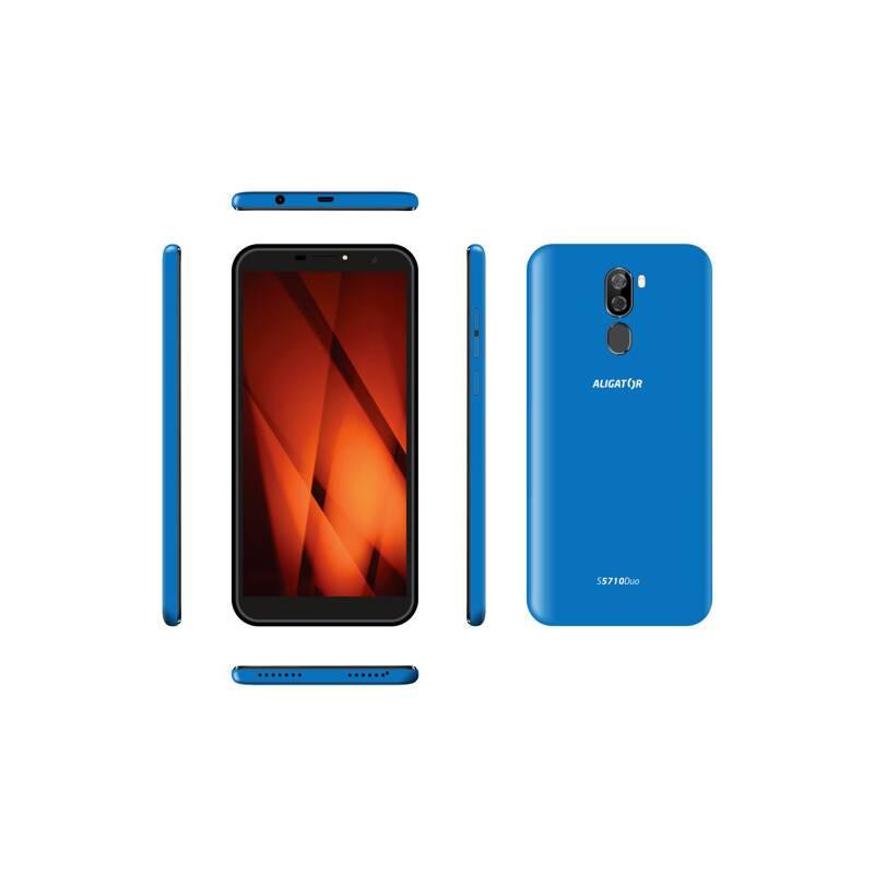 Mobilní telefon Aligator S5710 modrý, Mobilní, telefon, Aligator, S5710, modrý