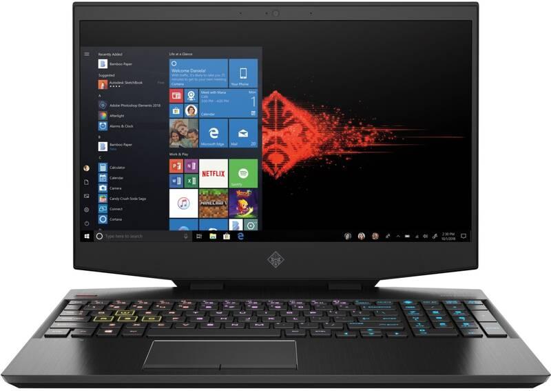 Notebook HP Omen 15-dh0001nc černý