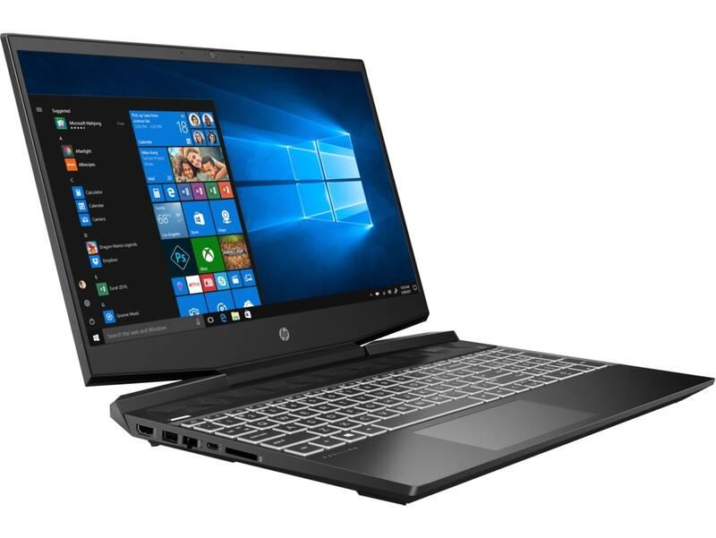 Notebook HP Pavilion Gaming 17-cd0005nc černý bílý