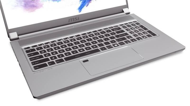 Notebook MSI P75 Creator 9SE stříbrný