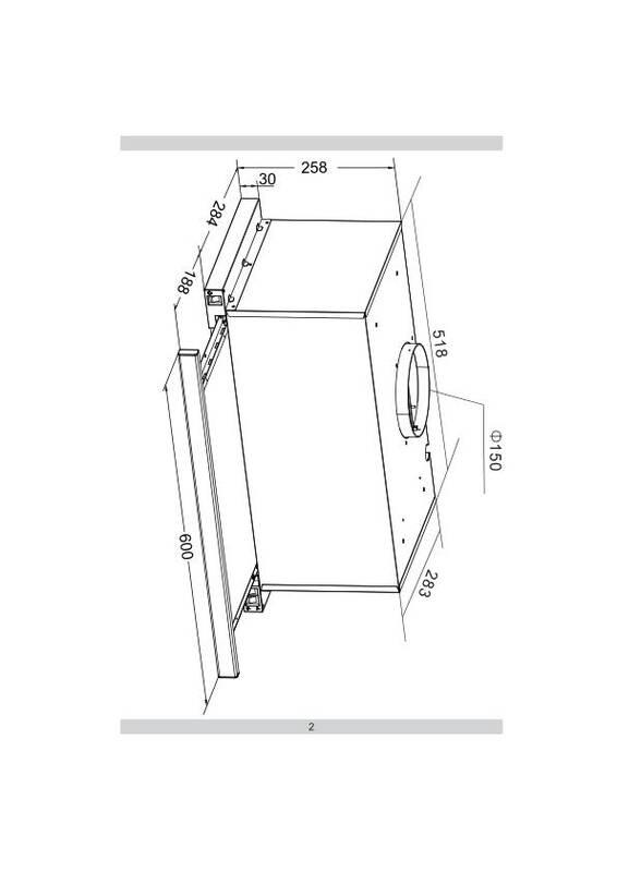 Odsavač par Amica ST 62 AX nerez
