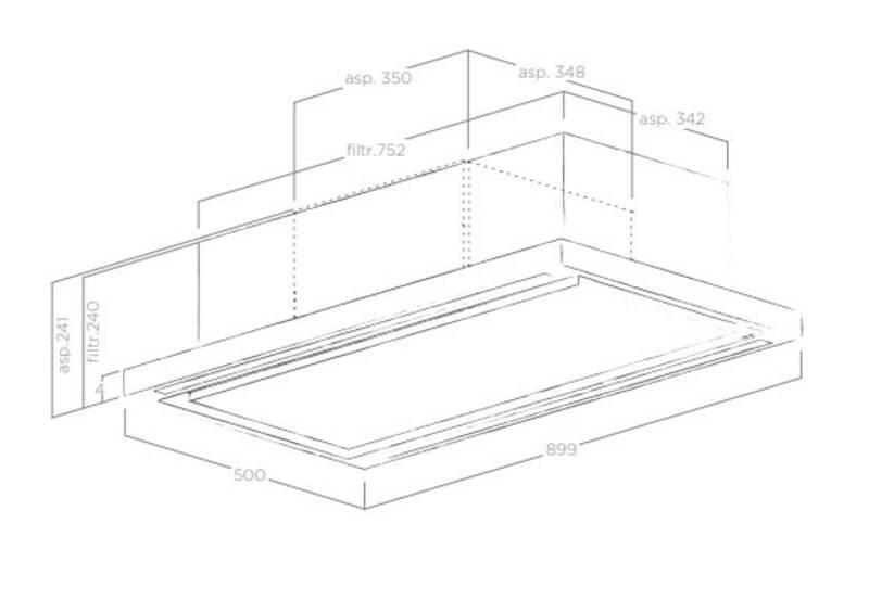 Odsavač par Elica CLOUD SEVEN IX F 90 nerez