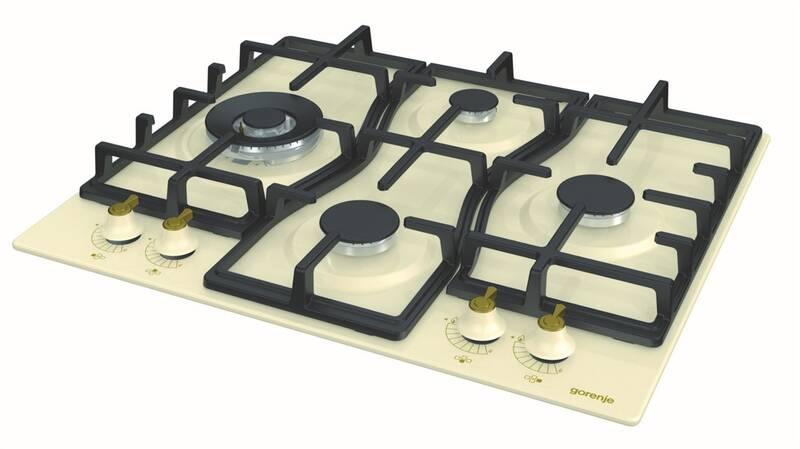 Plynová varná deska Gorenje Classico GW6D41CLI krémová