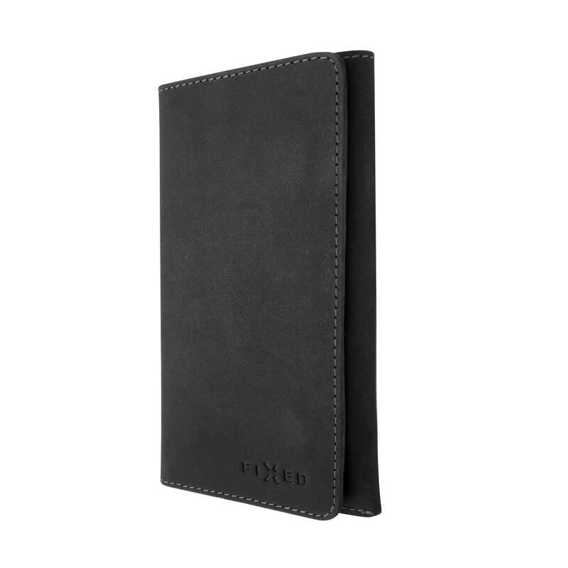 Pouzdro na mobil flipové FIXED Pocket Book pro Apple iPhone 6 Plus 6s Plus 7 Plus 8 Plus Xs Max šedé