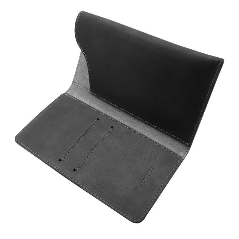 Pouzdro na mobil flipové FIXED Pocket Book pro Apple iPhone 6 Plus 6s Plus 7 Plus 8 Plus Xs Max šedé