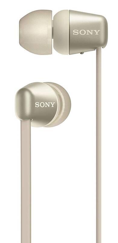 Sluchátka Sony WI-C310 zlatá