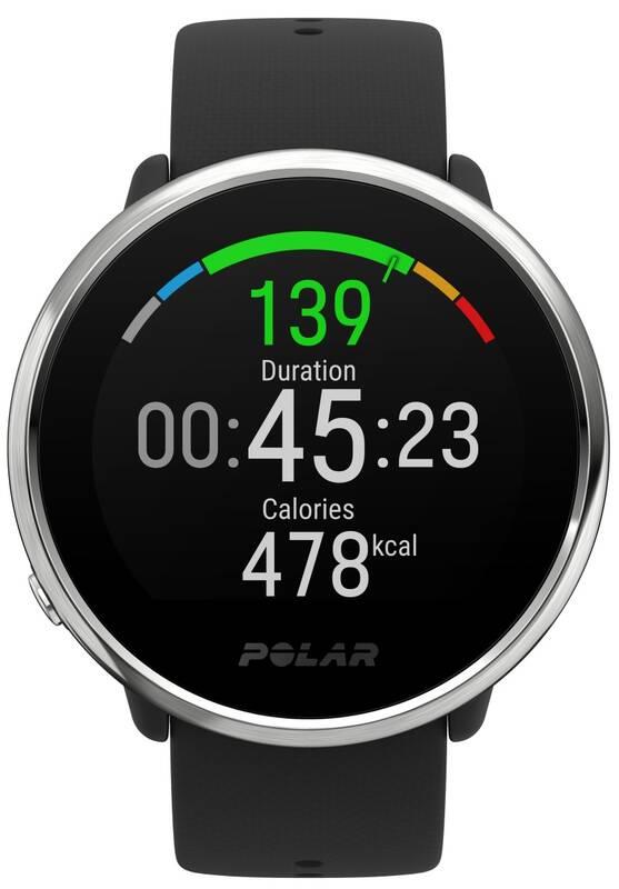 Sporttester Polar Ignite vel. M L černý stříbrný