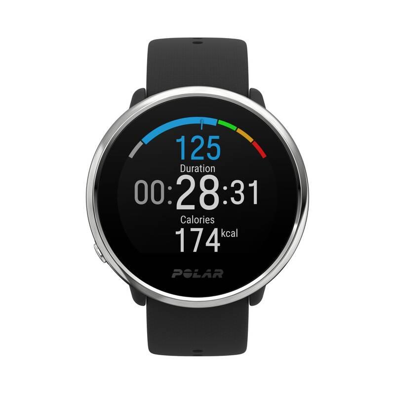 Sporttester Polar Ignite vel. S černý stříbrný