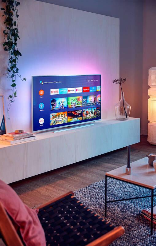 Televize Philips 43PUS7304 stříbrná