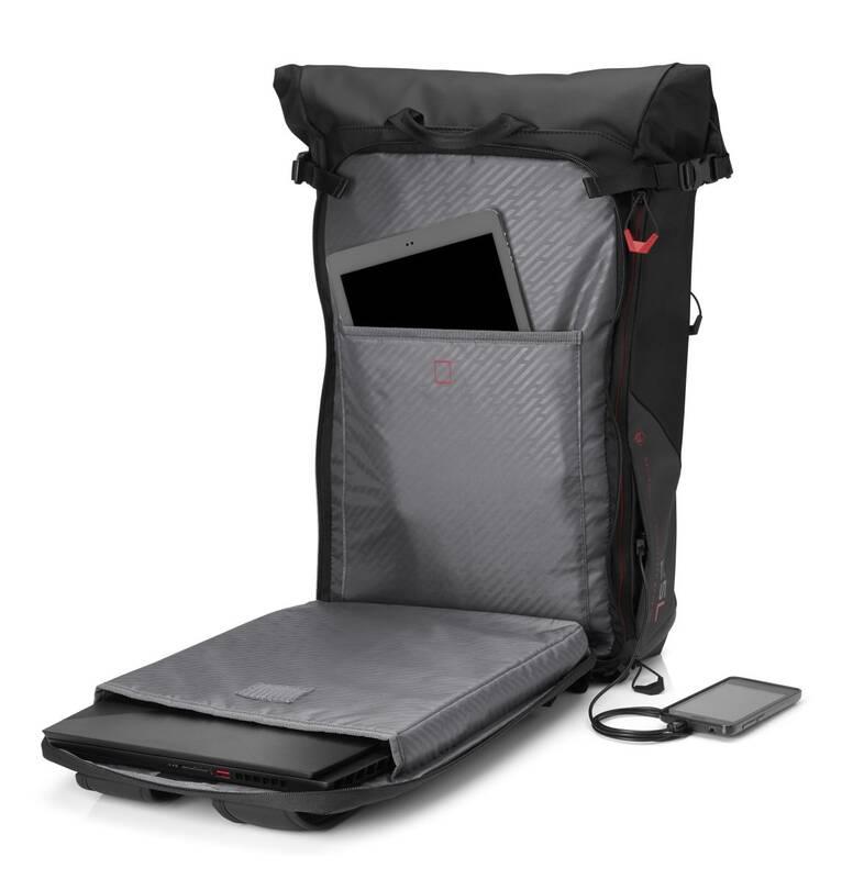 Batoh na notebook HP OMEN by HP Transceptor Rolltop pro 15.6" černý