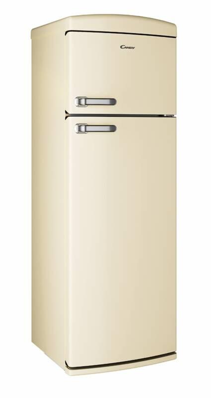 Chladnička Candy CVRDS 6174WH krémová