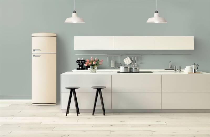 Chladnička Candy CVRDS 6174WH krémová