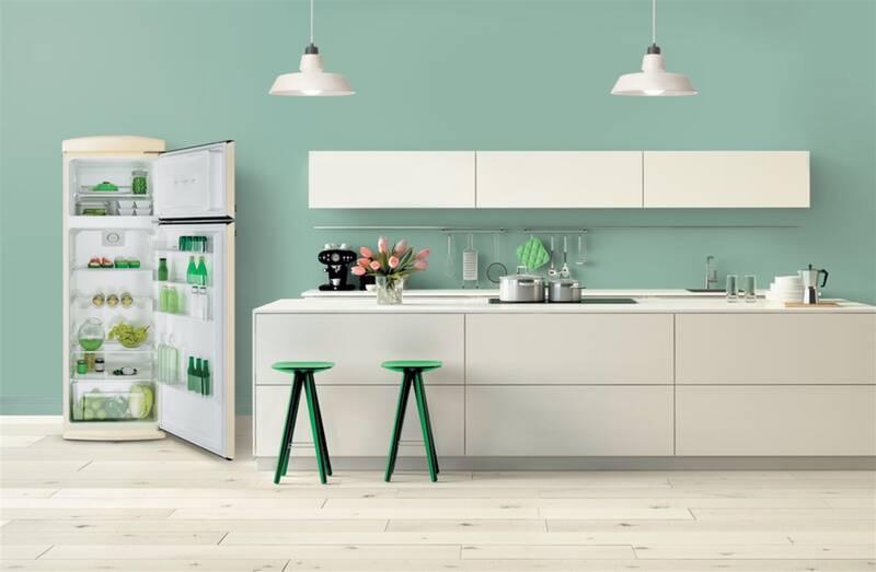 Chladnička Candy CVRDS 6174WH krémová