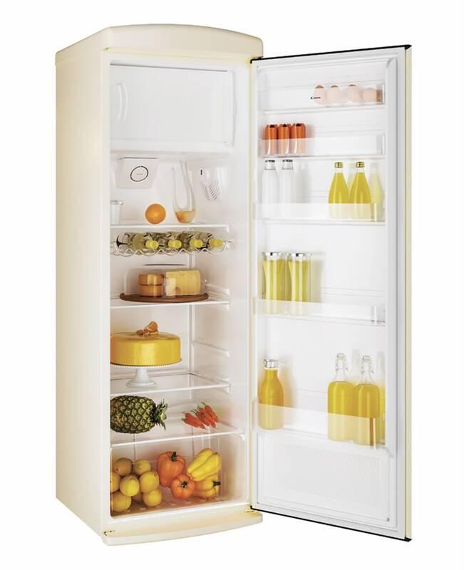 Chladnička Candy CVRO6174WH krémová