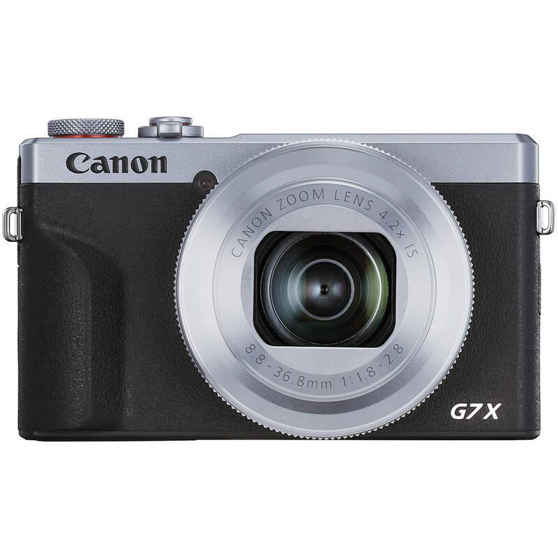 Digitální fotoaparát Canon PowerShot G7X Mark III stříbrný, Digitální, fotoaparát, Canon, PowerShot, G7X, Mark, III, stříbrný