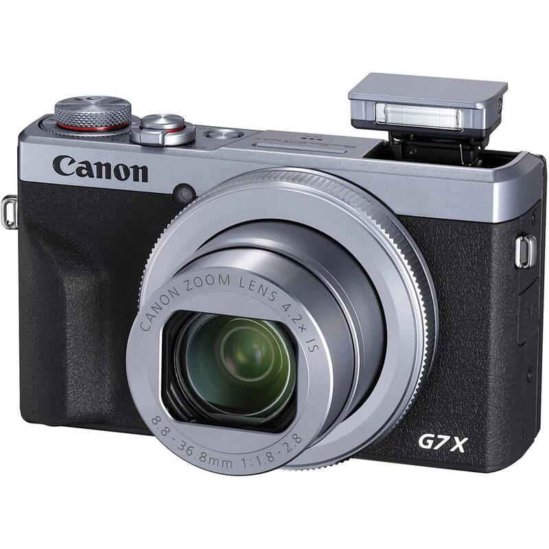 Digitální fotoaparát Canon PowerShot G7X Mark III stříbrný, Digitální, fotoaparát, Canon, PowerShot, G7X, Mark, III, stříbrný