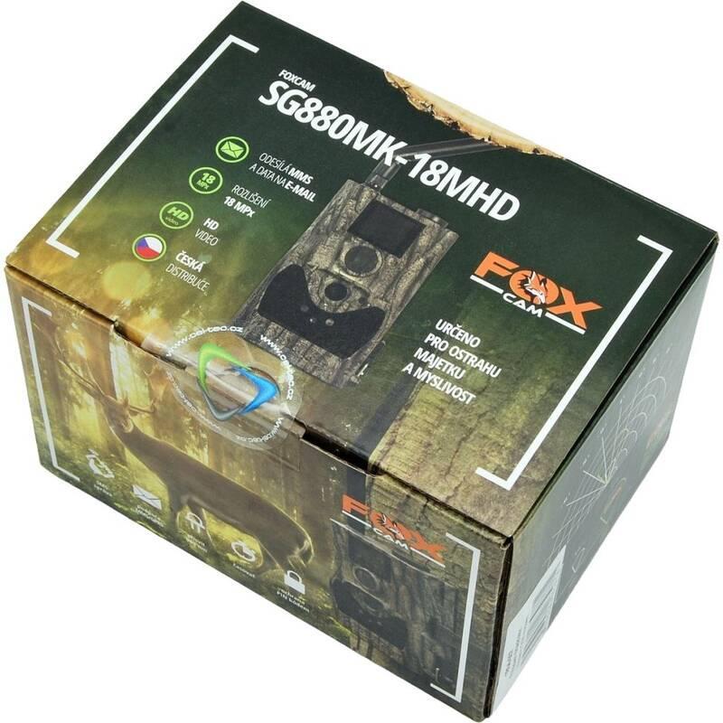 Fotopast FOXcam SG880MK-14mHD zelená plast, Fotopast, FOXcam, SG880MK-14mHD, zelená, plast