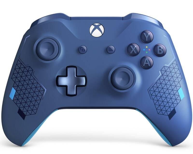 Gamepad Microsoft Xbox One Wireless - Special Edition Sport Blue, Gamepad, Microsoft, Xbox, One, Wireless, Special, Edition, Sport, Blue