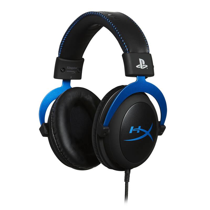 Headset HyperX Cloud Gaming pro PS4 černý modrý