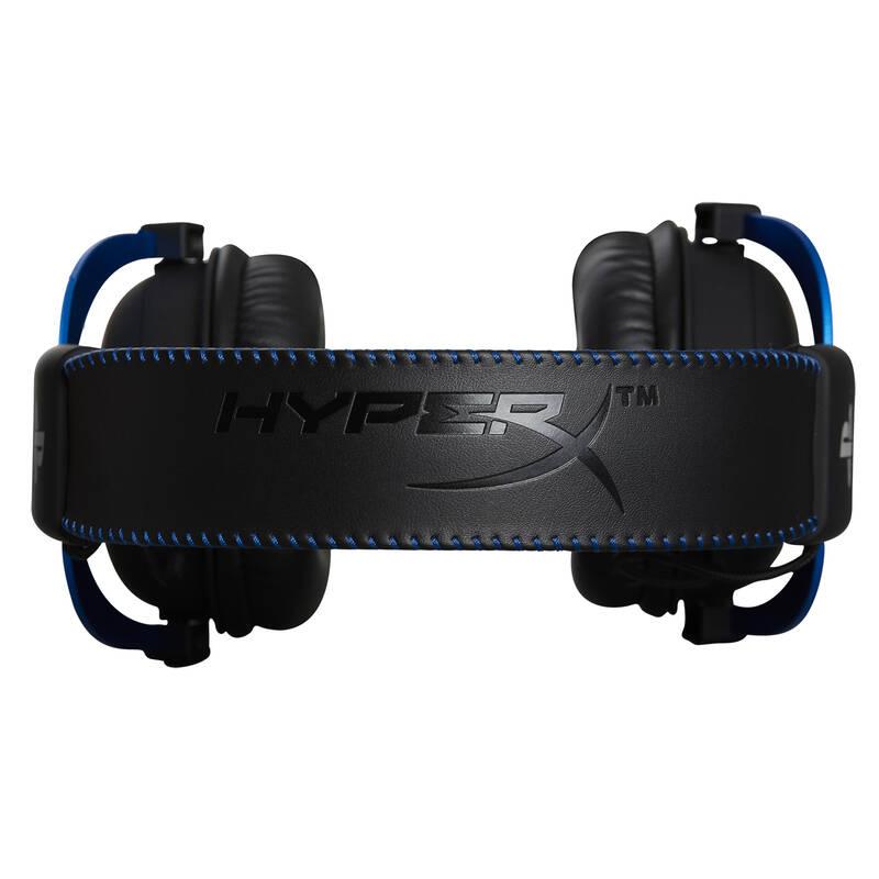 Headset HyperX Cloud Gaming pro PS4 černý modrý, Headset, HyperX, Cloud, Gaming, pro, PS4, černý, modrý