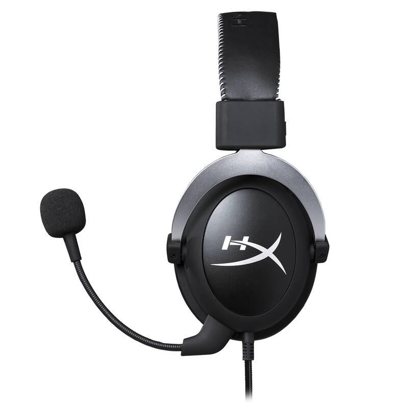 Headset HyperX CloudX Gaming pro Xbox černý stříbrný