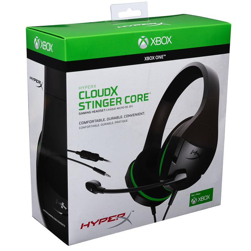 Headset HyperX CloudX Stinger Core pro Xbox černý zelený