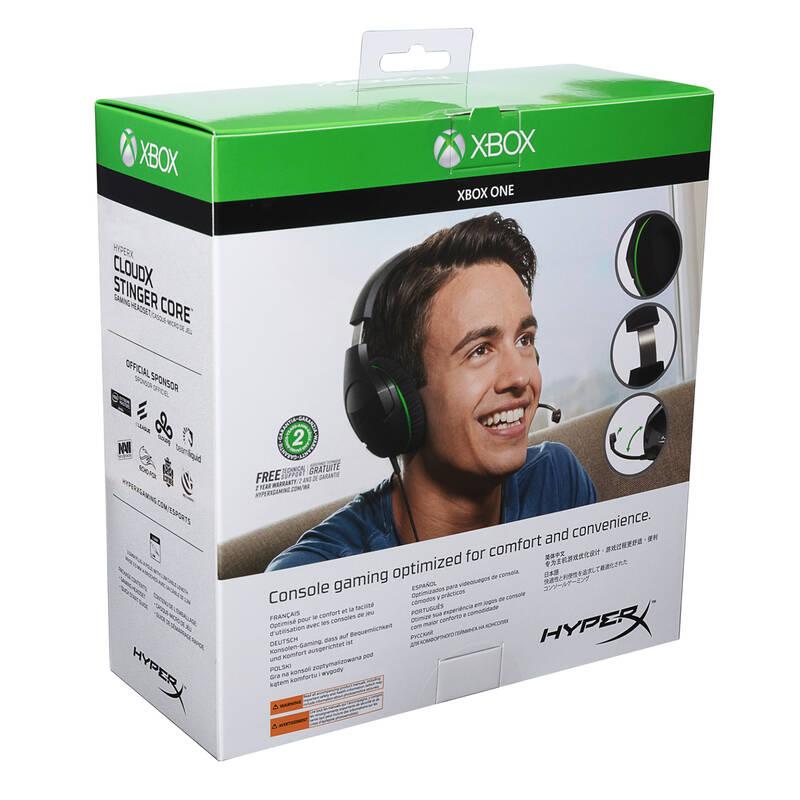 Headset HyperX CloudX Stinger Core pro Xbox černý zelený
