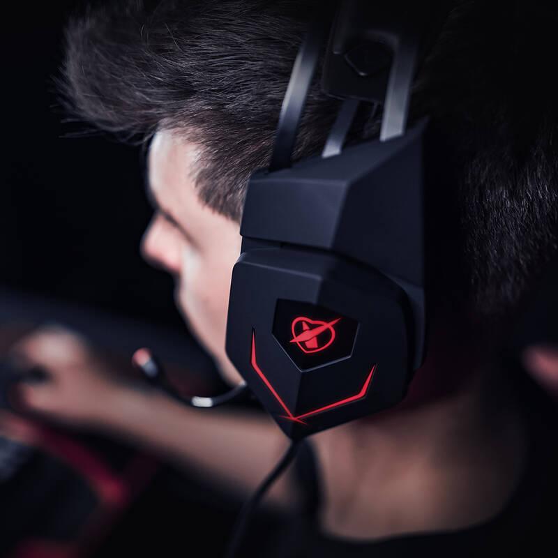 Headset Niceboy ORYX X600 černý