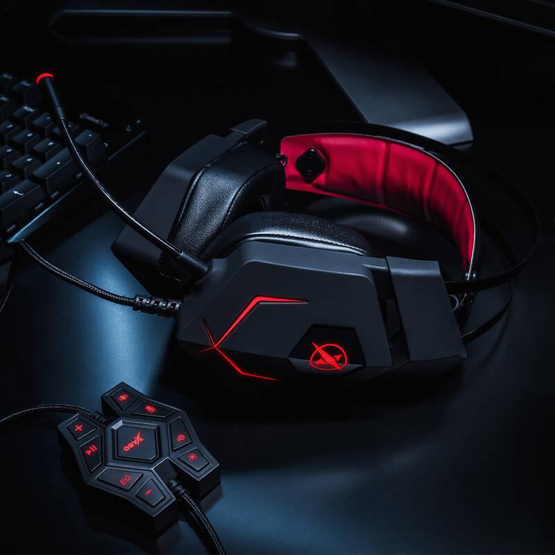 Headset Niceboy ORYX X600 černý