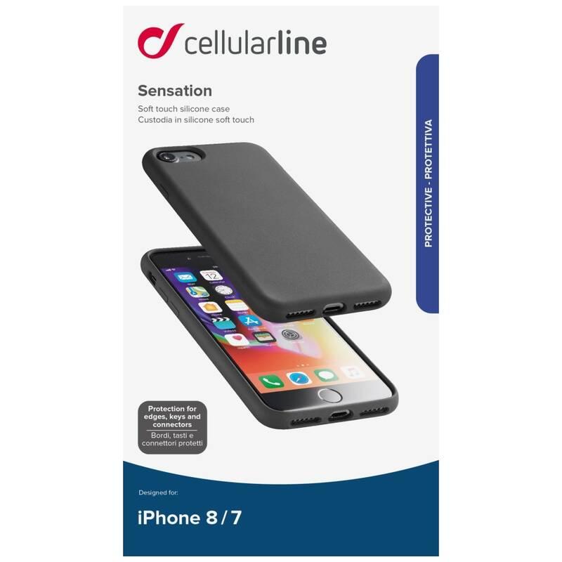 Kryt na mobil CellularLine SENSATION pro Apple iPhone 8 7 černý