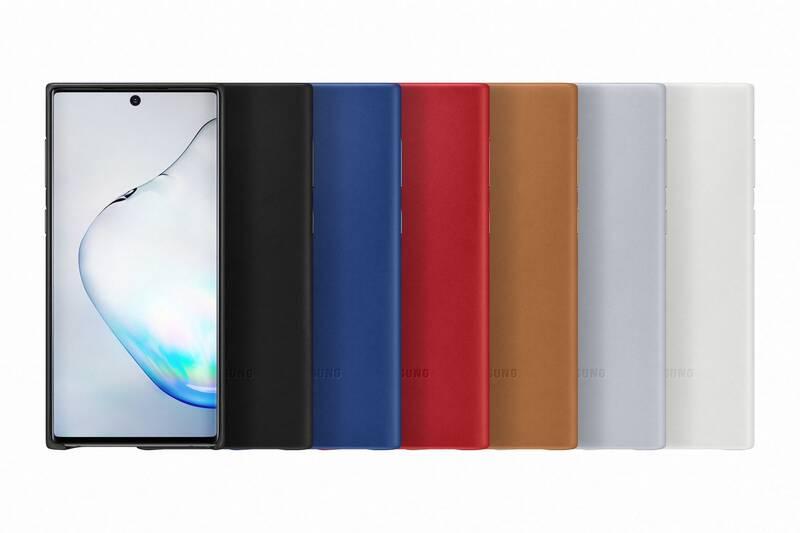 Kryt na mobil Samsung Leather Cover pro Galaxy Note10 černý