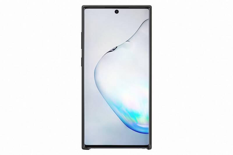 Kryt na mobil Samsung Silicon Cover pro Galaxy Note10 černý