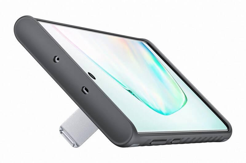 Kryt na mobil Samsung Standing Cover pro Galaxy Note10 stříbrný
